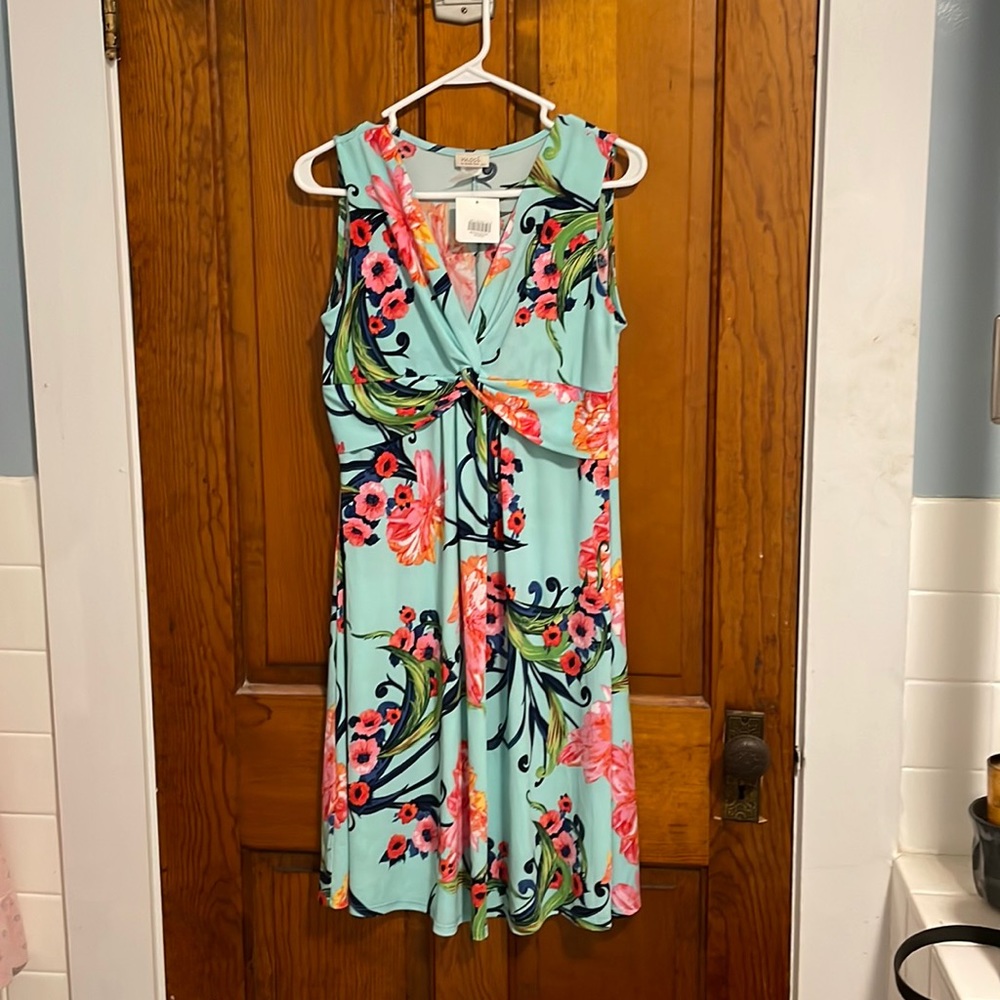 Moci by Purple Rain. Floral and Fit Dress